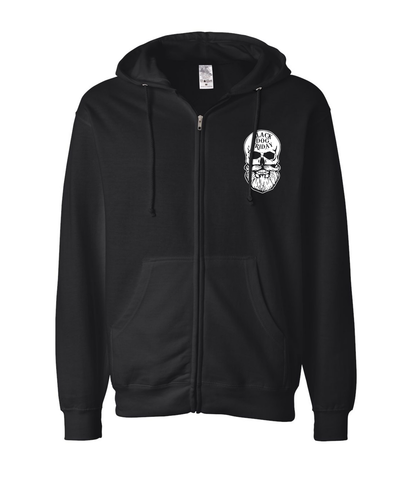 Black Dog Friday - Skull Logo - Black ZHood