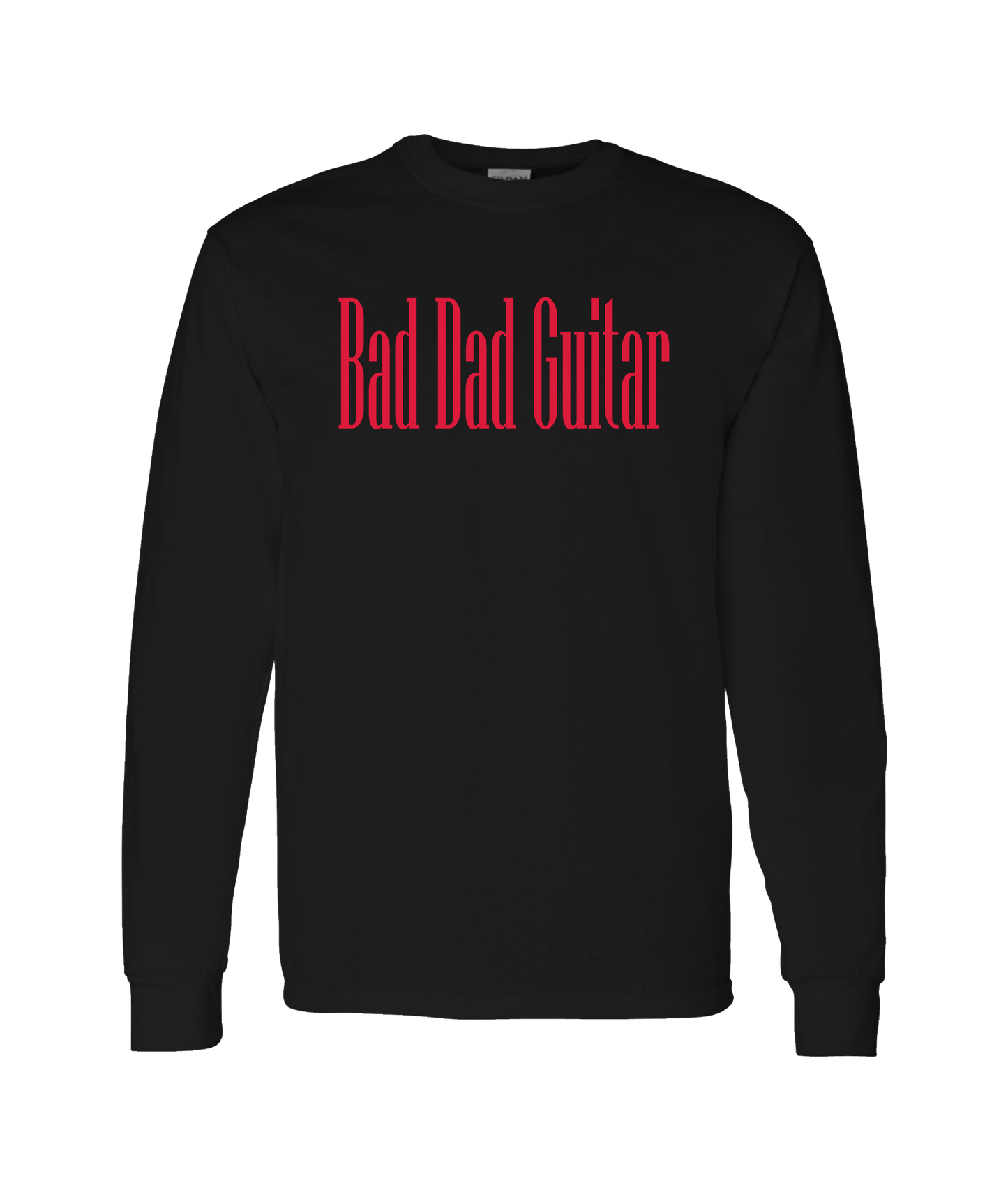 V-BDGTOP - Bad Dad Guitar Collection - Black Long Sleeve T