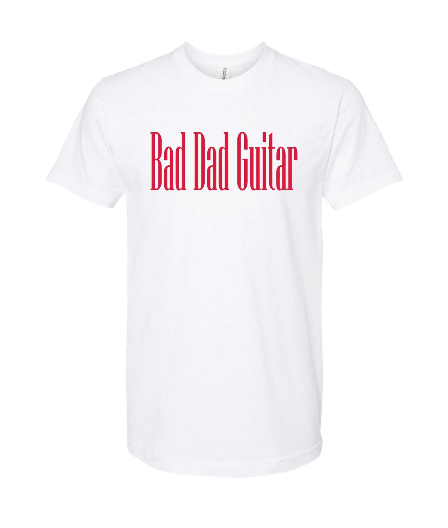 V-BDGTOP - Bad Dad Guitar Collection - White T Shirt