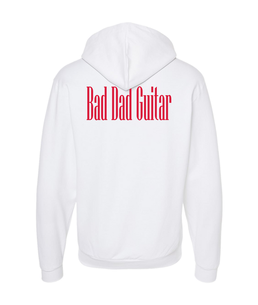 V-BDGTOP - Bad Dad Guitar Collection - White Zip Up Hoodie
