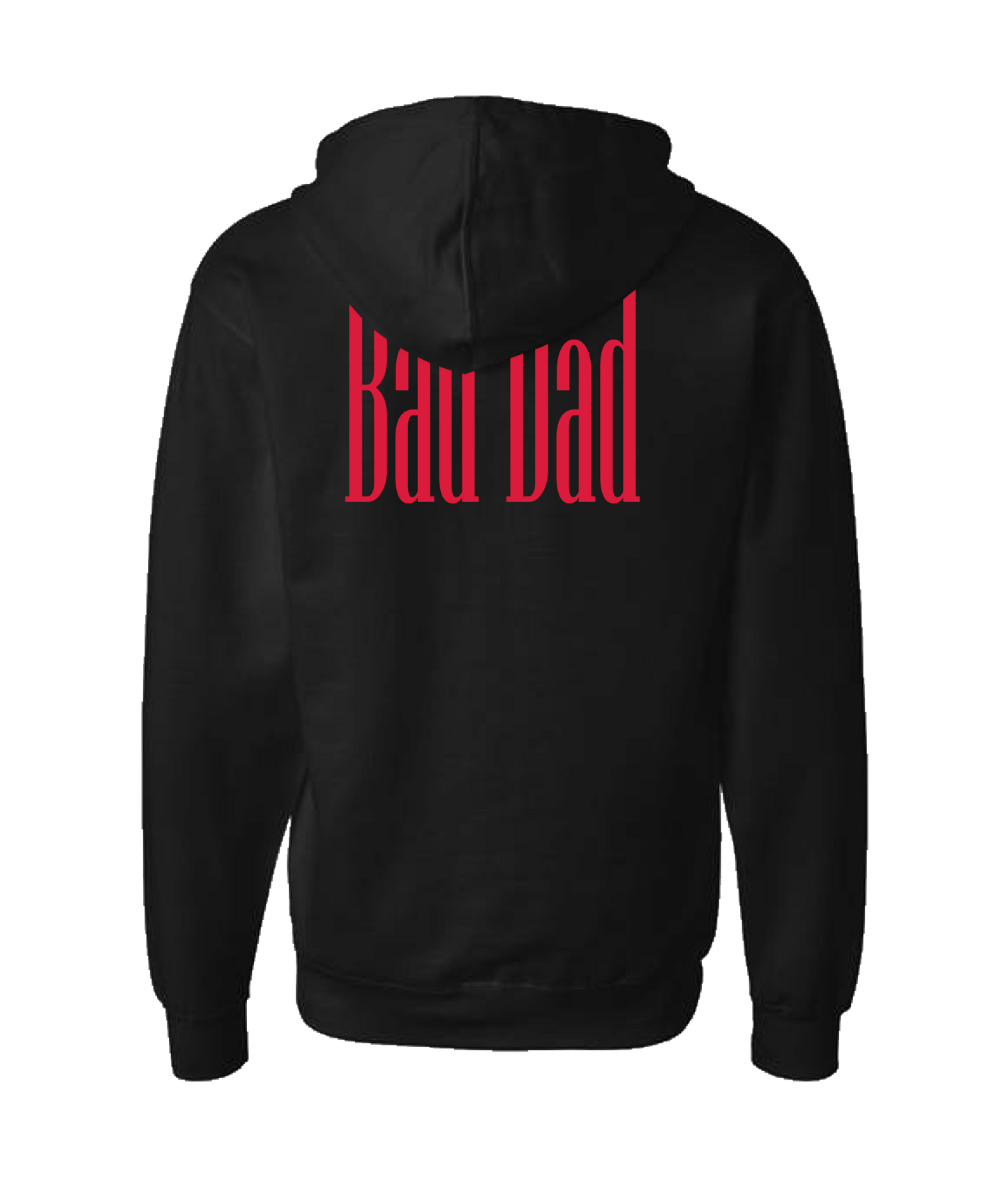 Bad Dad Guitar - Bad Dad Collection - Black Zip Up Hoodie