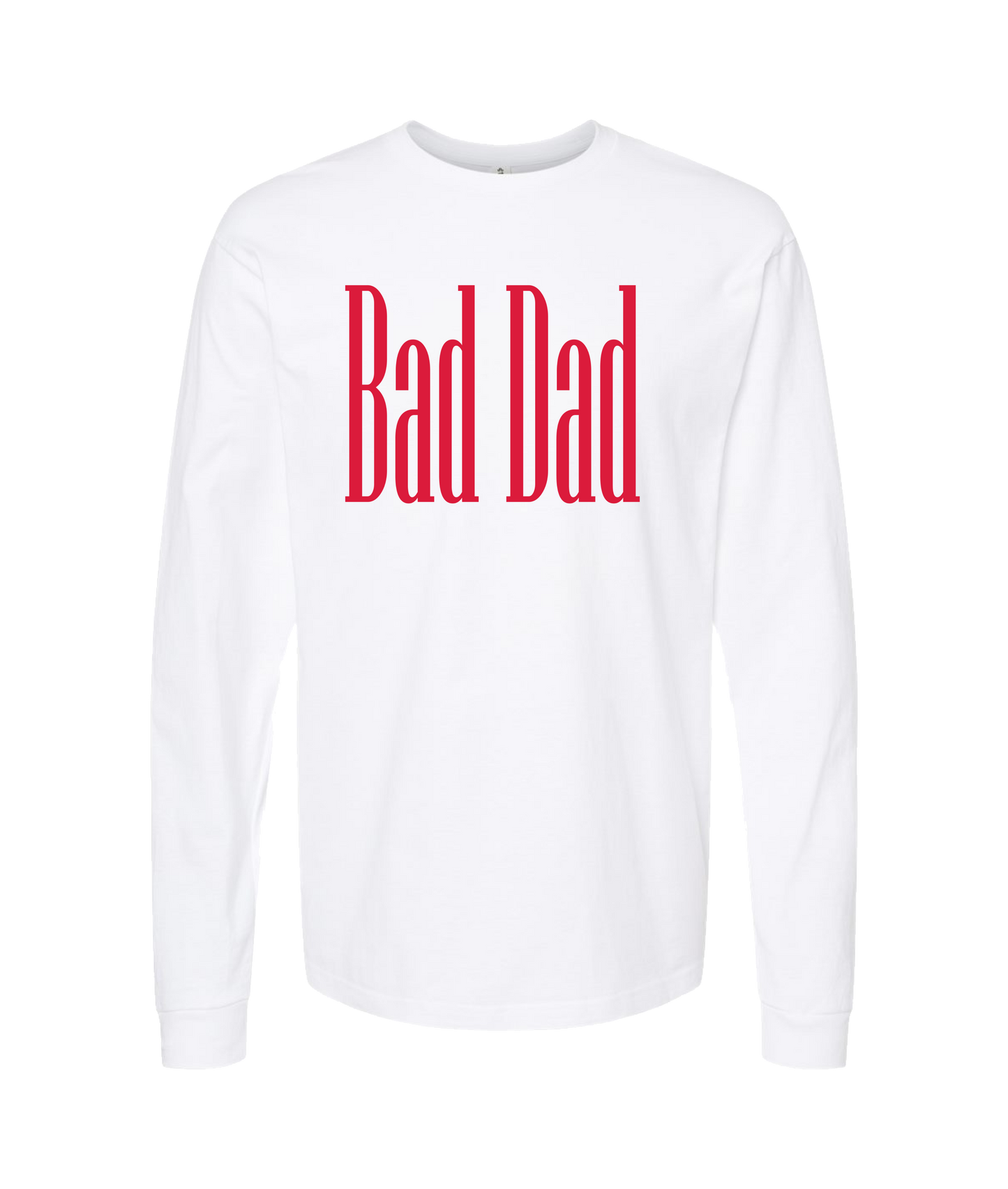 Bad Dad Guitar - Bad Dad Collection - White Long Sleeve T
