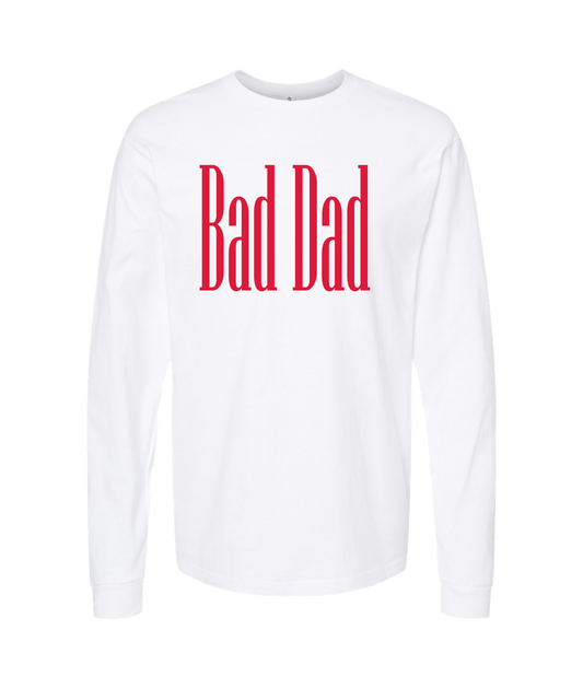 V-BDGTOP - Bad Dad Collection - White Long Sleeve T