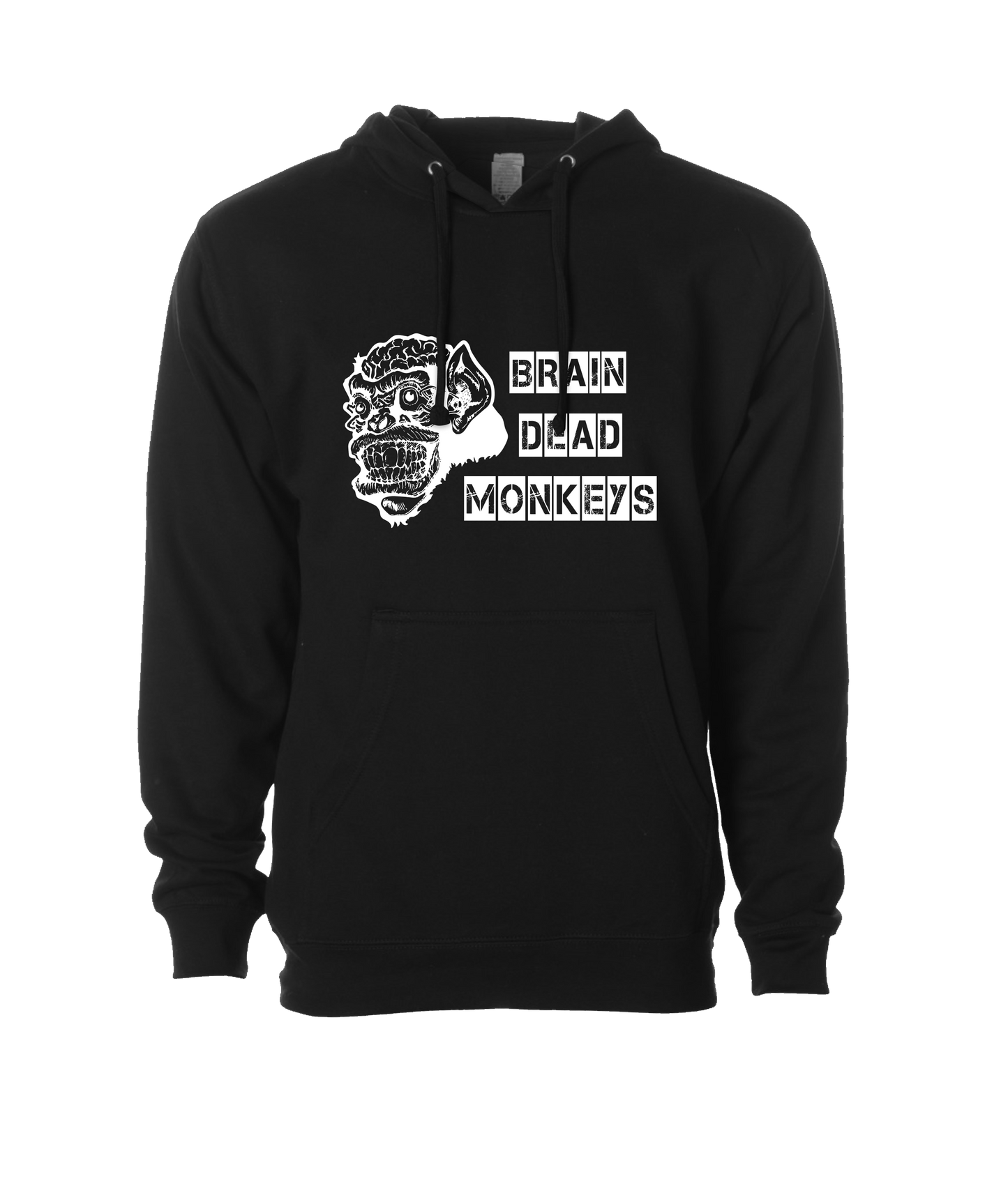 Brain Dead Monkeys - Monkey - Black Hoodie