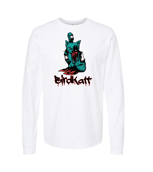 V-BK - V-BK-2 - White Long Sleeve T