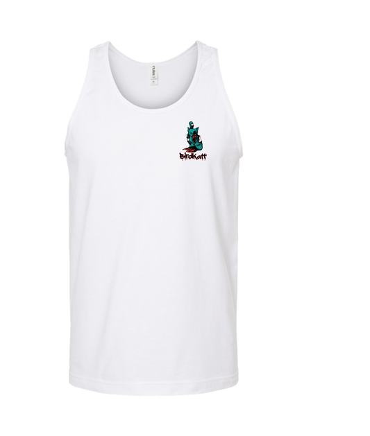 V-BK - V-BK-2 - White Tank Top