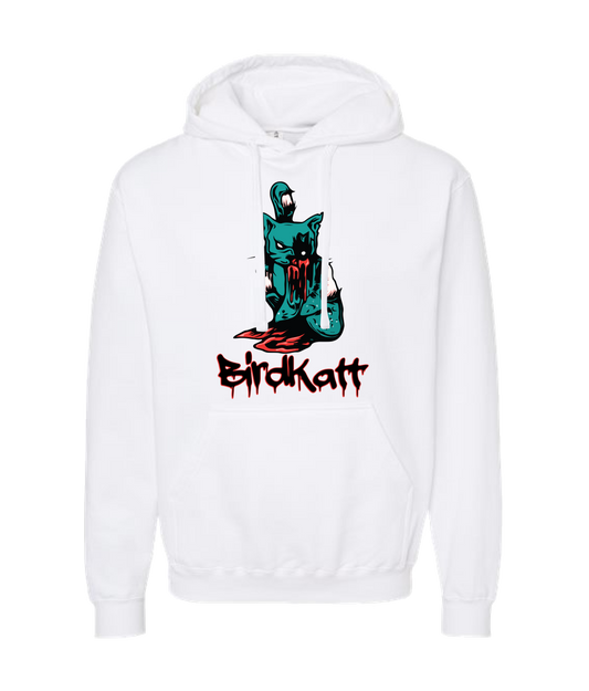 BirdKatt - Colored BKATT - White Hoodie