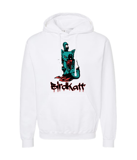 V-BK - V-BK-2 - White Zip Up Hoodie