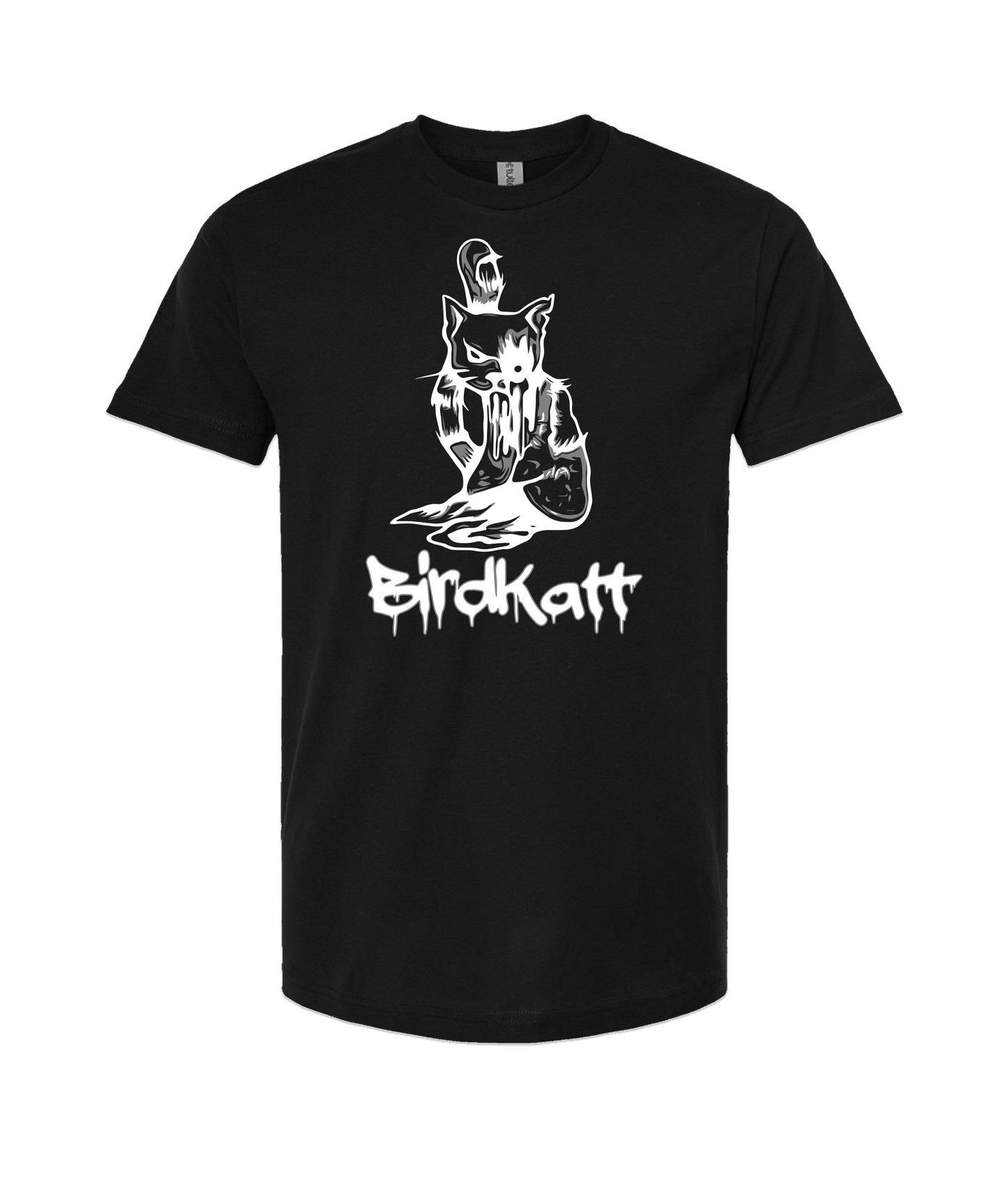 BirdKatt - B&W BKATT - Black T Shirt