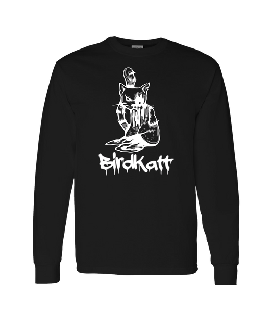 BirdKatt - B&W BKATT - Black Long Sleeve T