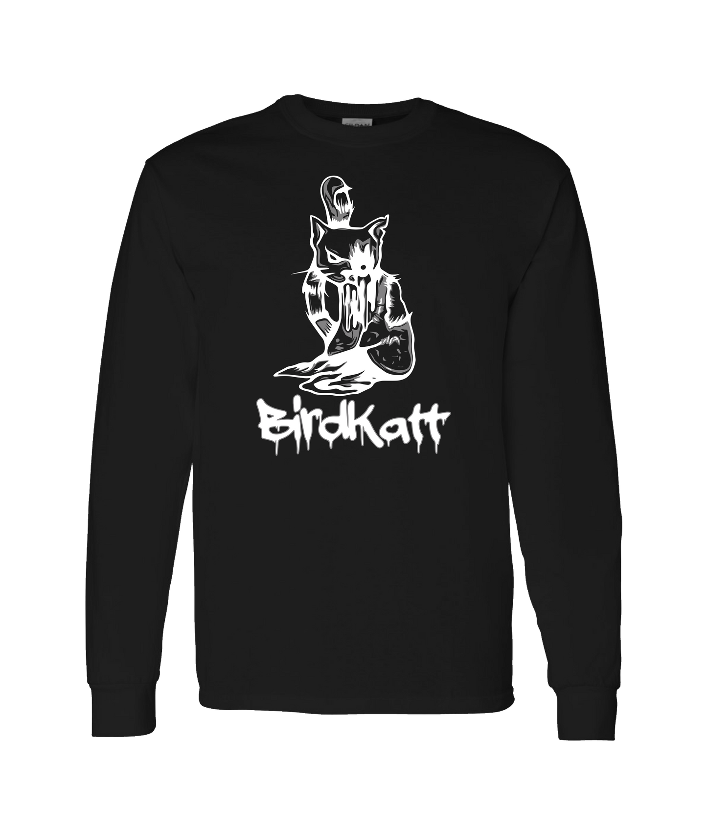 V-BK - V-BK-1 - Black Long Sleeve T