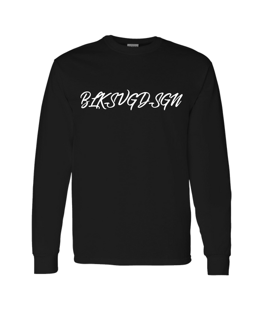 V-BLKTOP - DESIGN 1 - Black Long Sleeve T