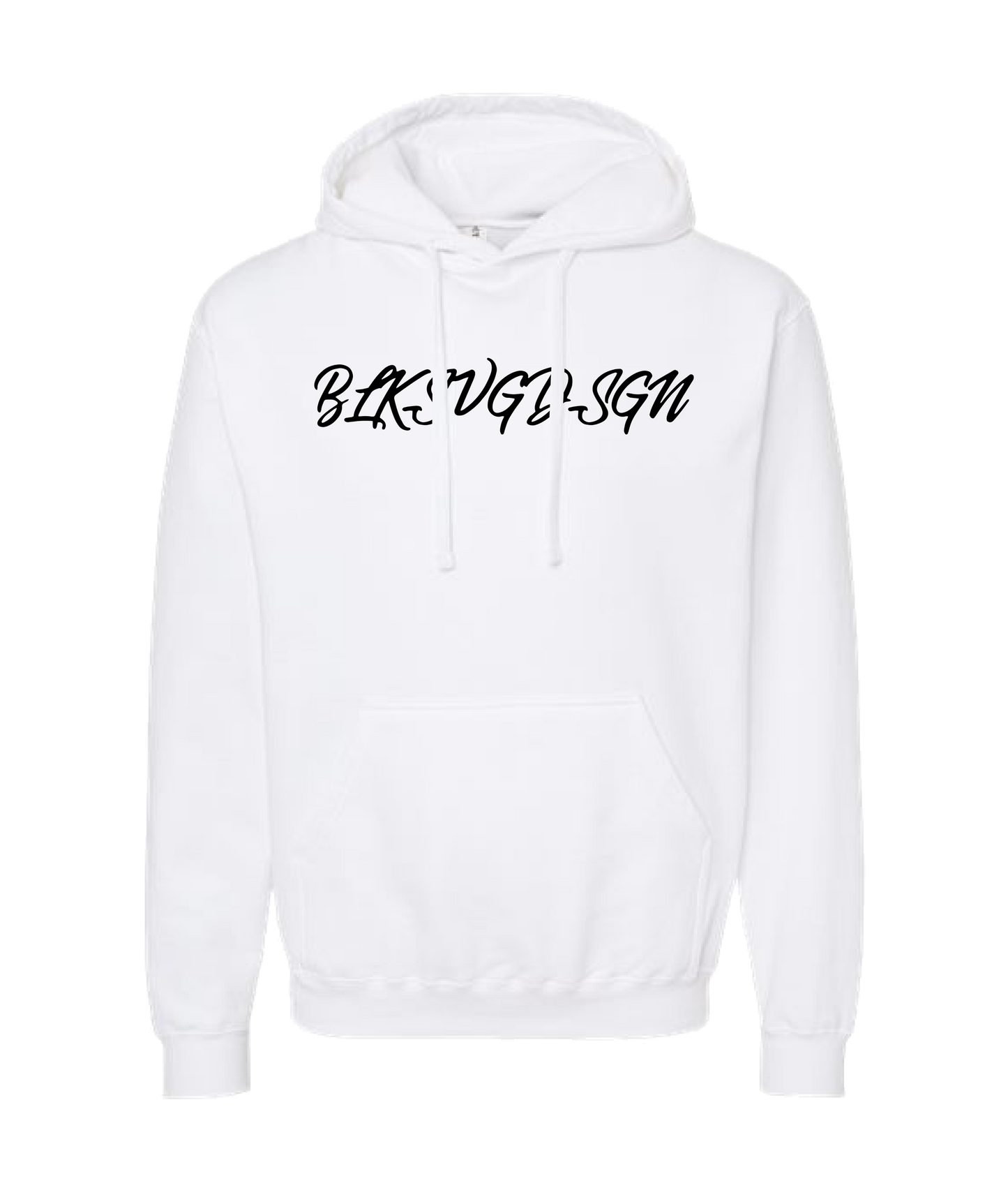 BLKSVGDSGN - DESIGN 1 - White Hoodie