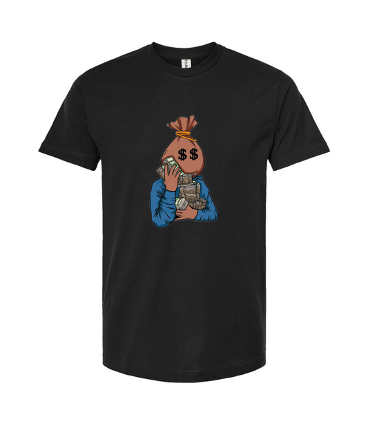 V-BLKTOP - DESIGN 2 - Black T Shirt