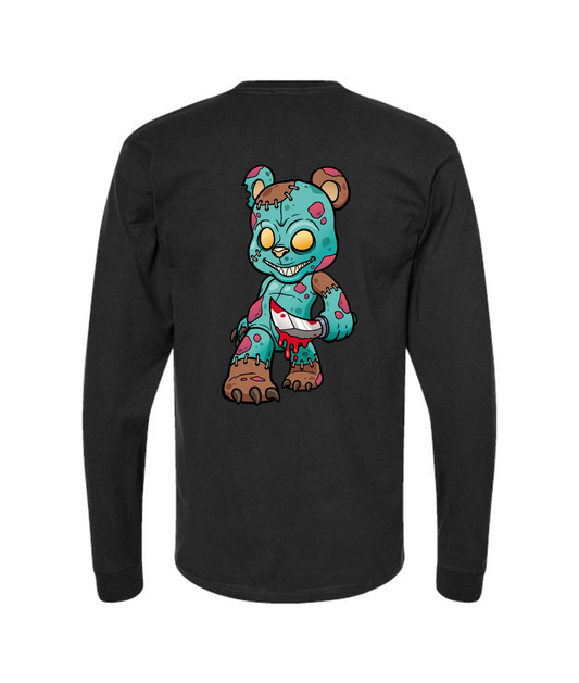 V-BLKTOP - DESIGN 2 - Black Long Sleeve T
