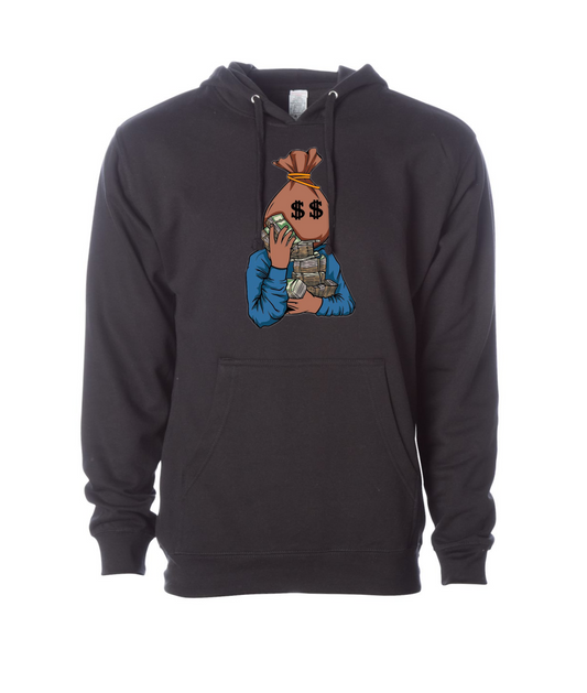 V-BLKTOP - DESIGN 2 - Black Hoodie