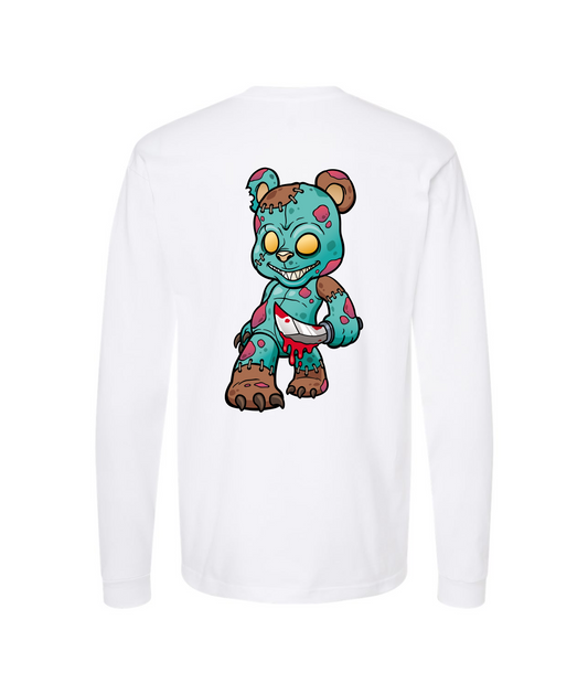 V-BLKTOP - DESIGN 2 - White Long Sleeve T