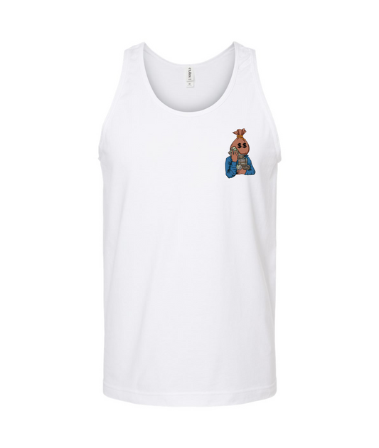 V-BLKTOP - DESIGN 2 - White Tank Top