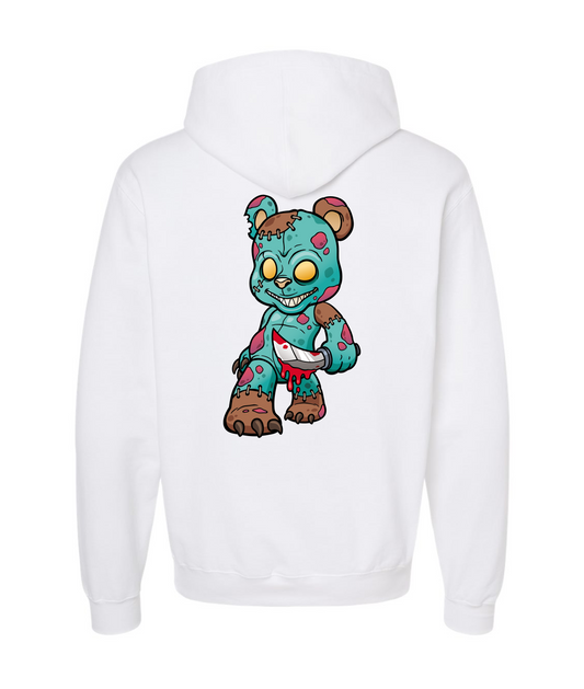 V-BLKTOP - DESIGN 2 - White Hoodie