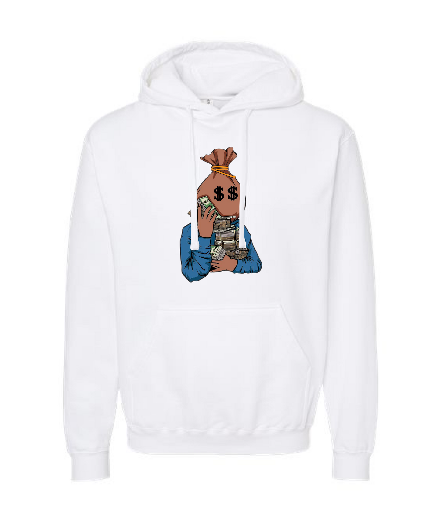 V-BLKTOP - DESIGN 2 - White Hoodie