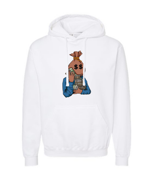 V-BLKTOP - DESIGN 2 - White Hoodie