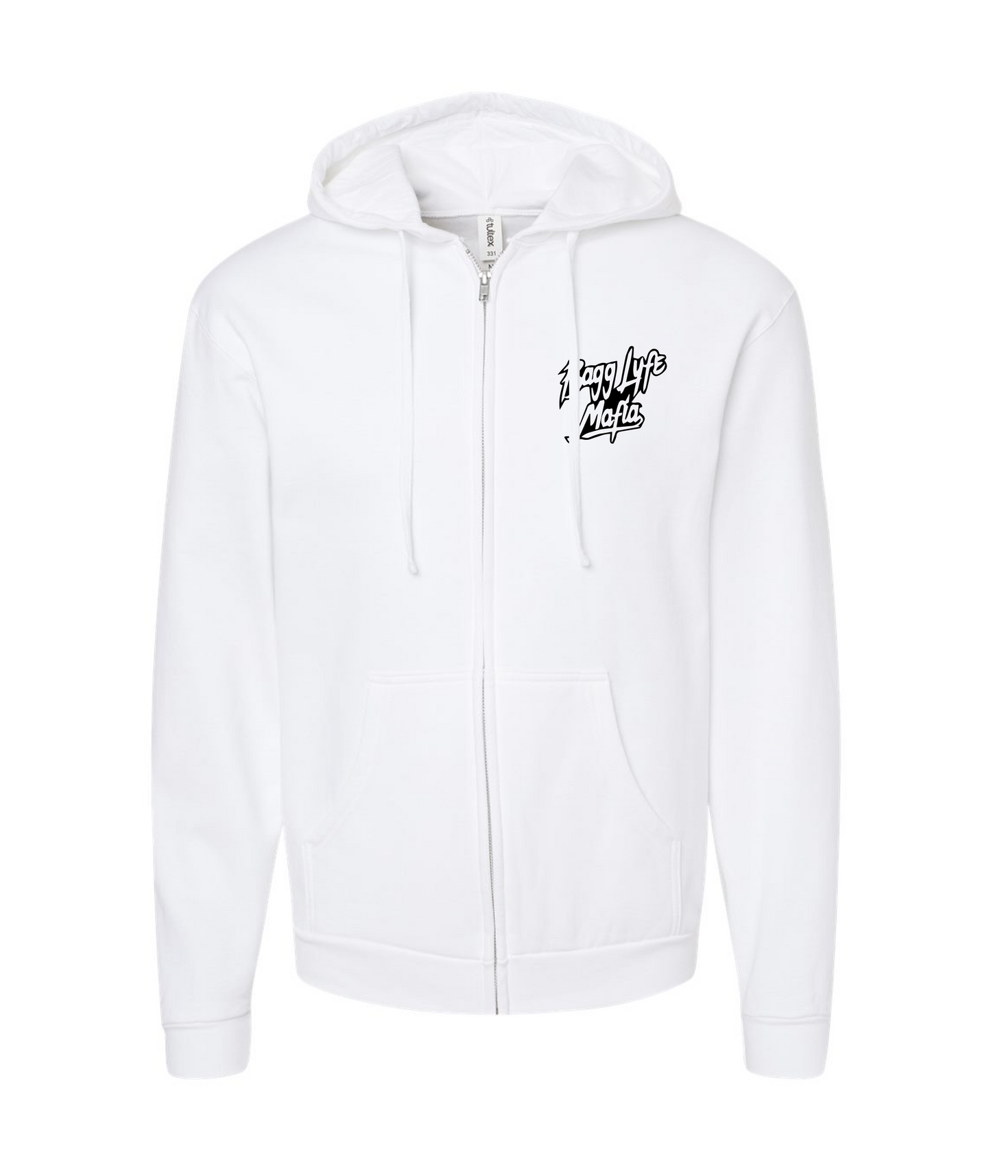 Bagglyfe Mafia Clothing - Logo White ZHood