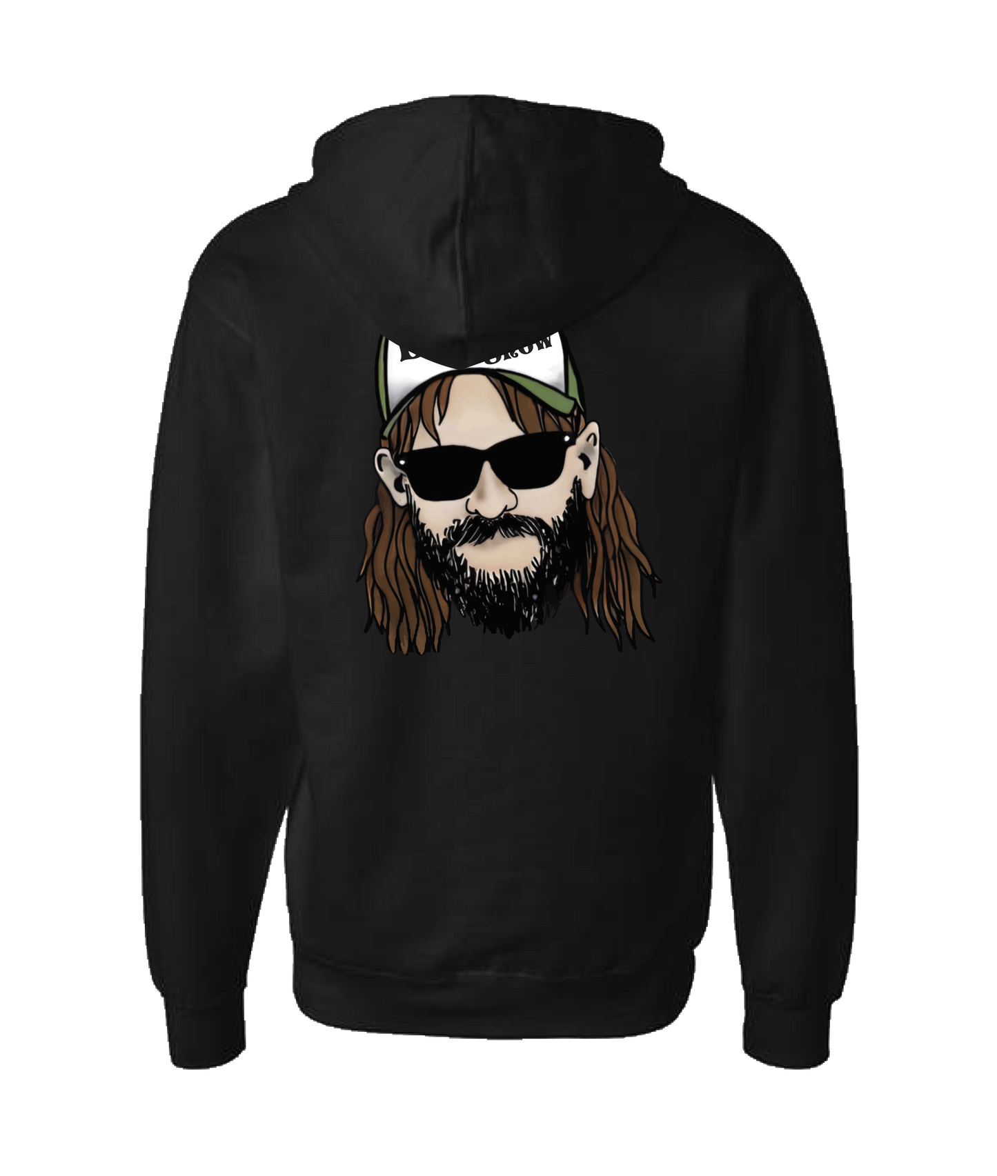 V-BLSSTOP - TRUCKER HAT - Black Zip Up Hoodie