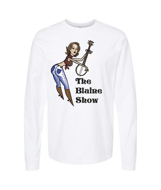 V-BLSSTOP - BANJO - White Long Sleeve T
