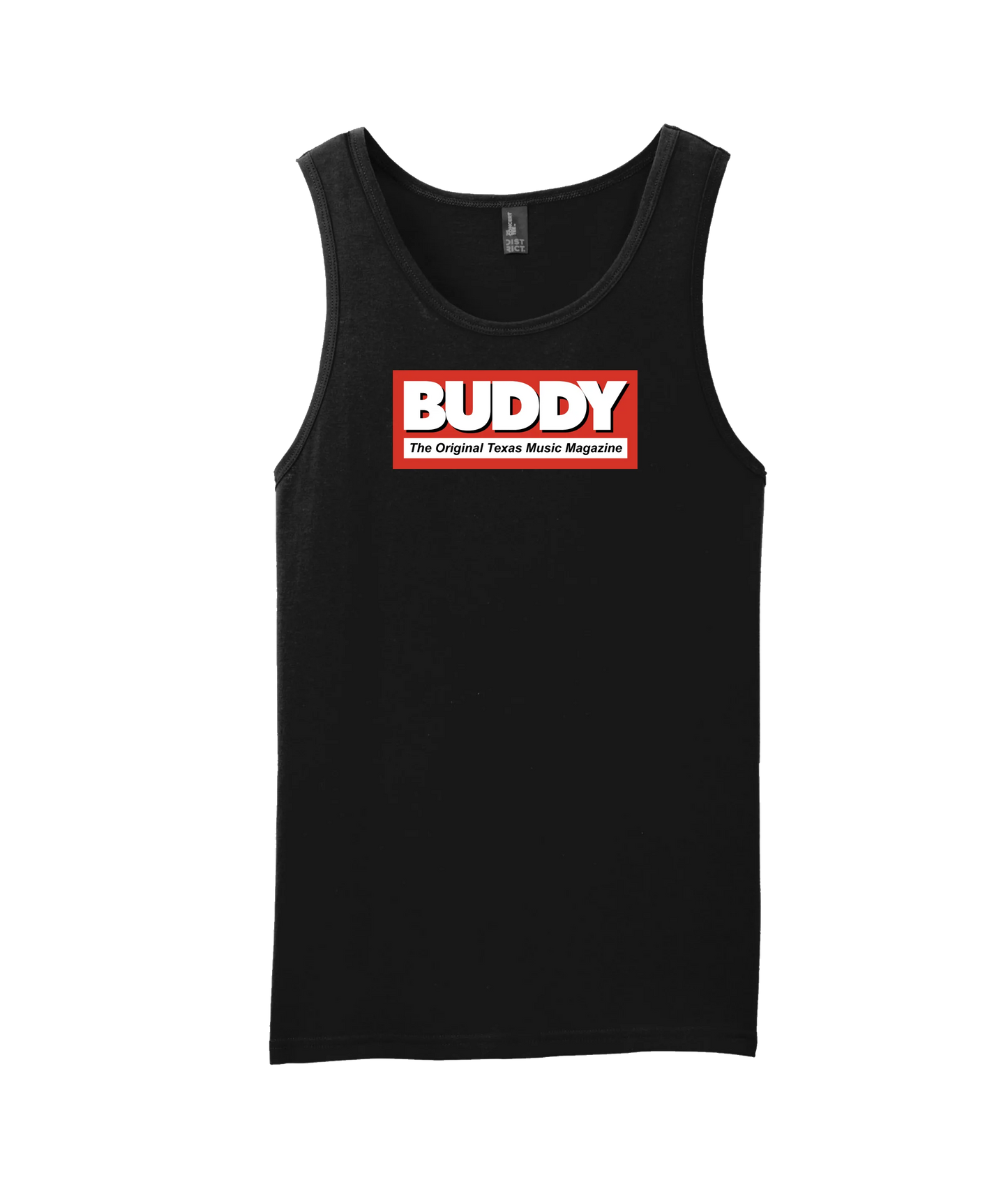 Buddy Magazine - Buddy Logo (red) - Black Tank Top