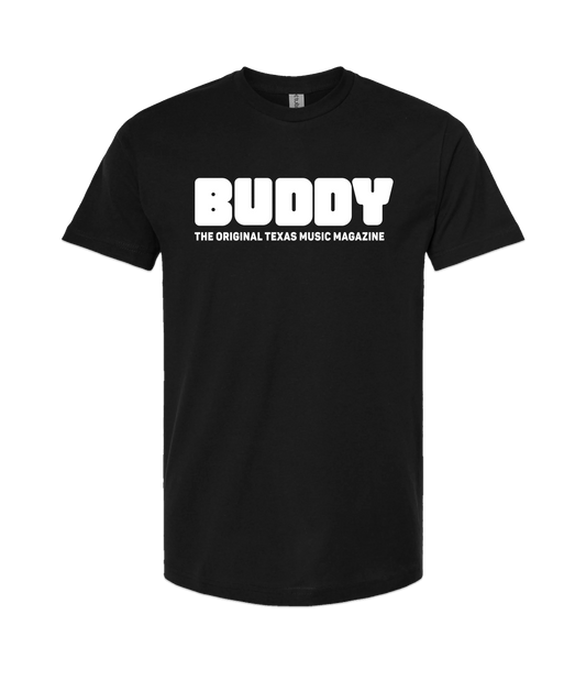 Buddy Magazine - 73 Logo Flat - Black T-Shirt