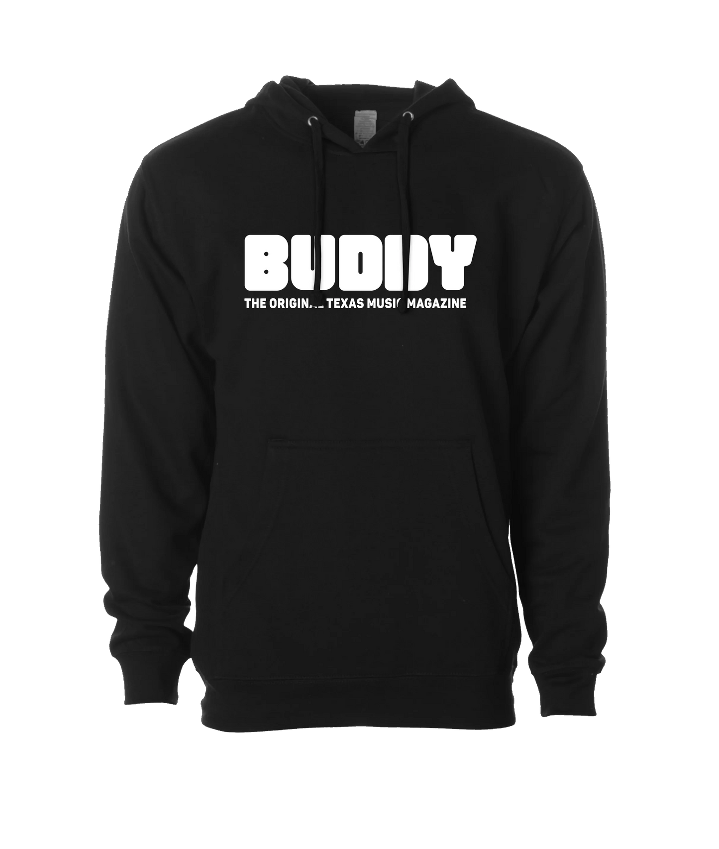 Buddy Magazine - 73 Logo Flat - Black Hoodie