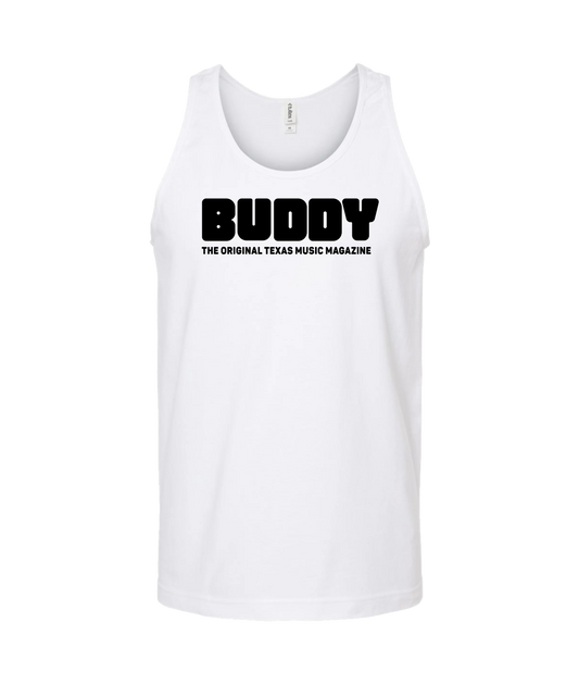Buddy Magazine - 73 Logo Flat - White Tank Top