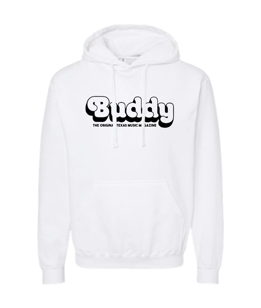 Buddy Magazine - 70s Logo - White Hoodie