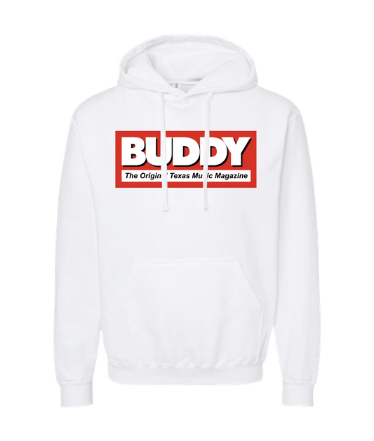 Buddy Magazine - Buddy Logo (red) - White Hoodie