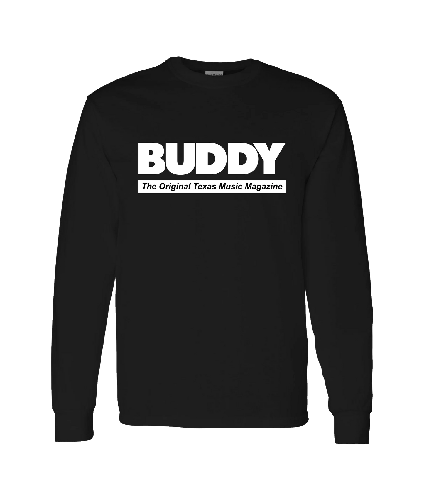 Buddy Magazine - Buddy Logo - Black Long Sleeve T