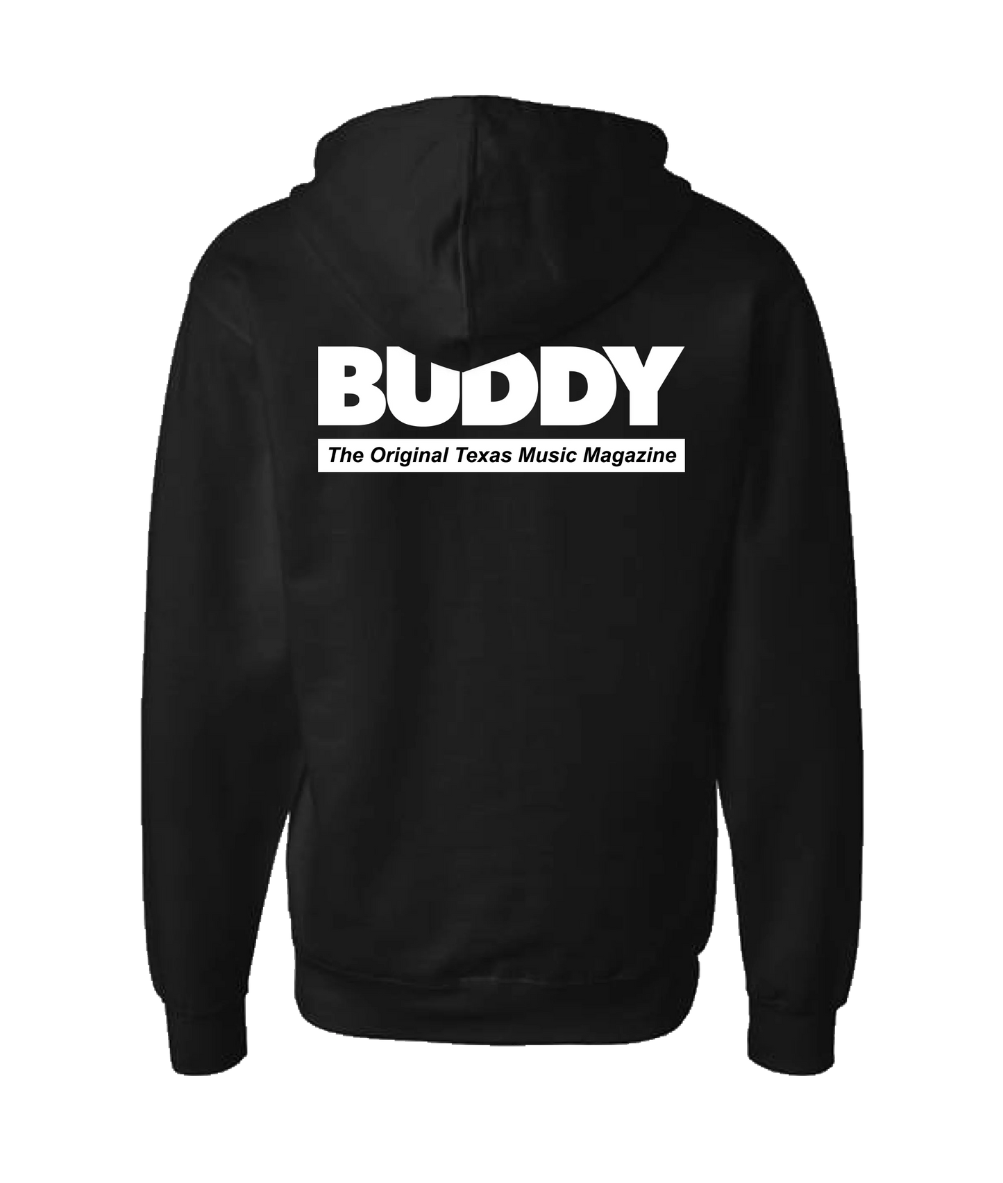 Buddy Magazine - Buddy Logo - Black Zip Up Hoodie