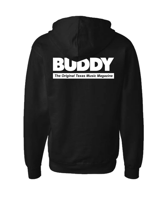 Buddy Magazine - Buddy Logo - Black Zip Up Hoodie