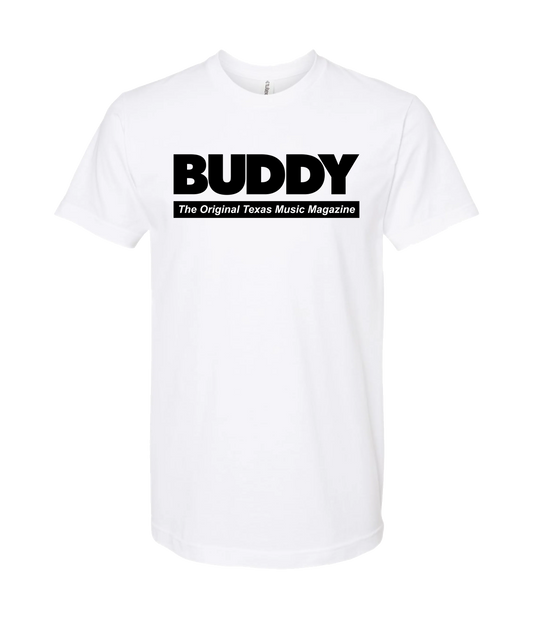 Buddy Magazine - Buddy Logo - White T Shirt