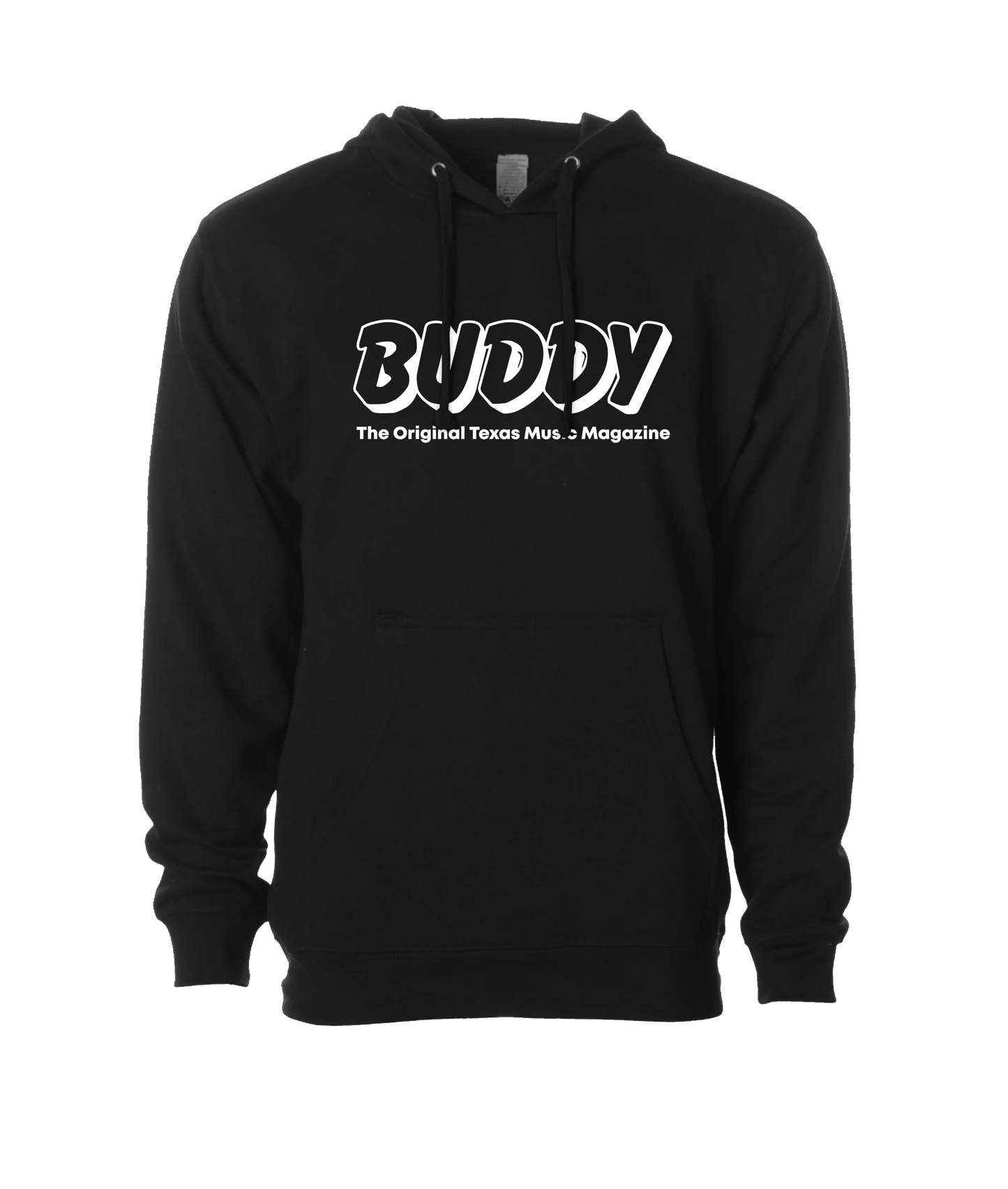 Buddy Magazine - 80s Logo  - Black Hoodie