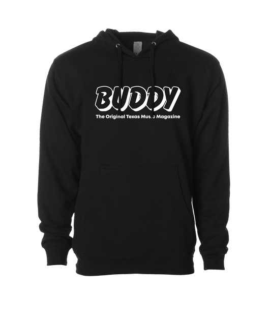 Buddy Magazine - 80s Logo  - Black Hoodie