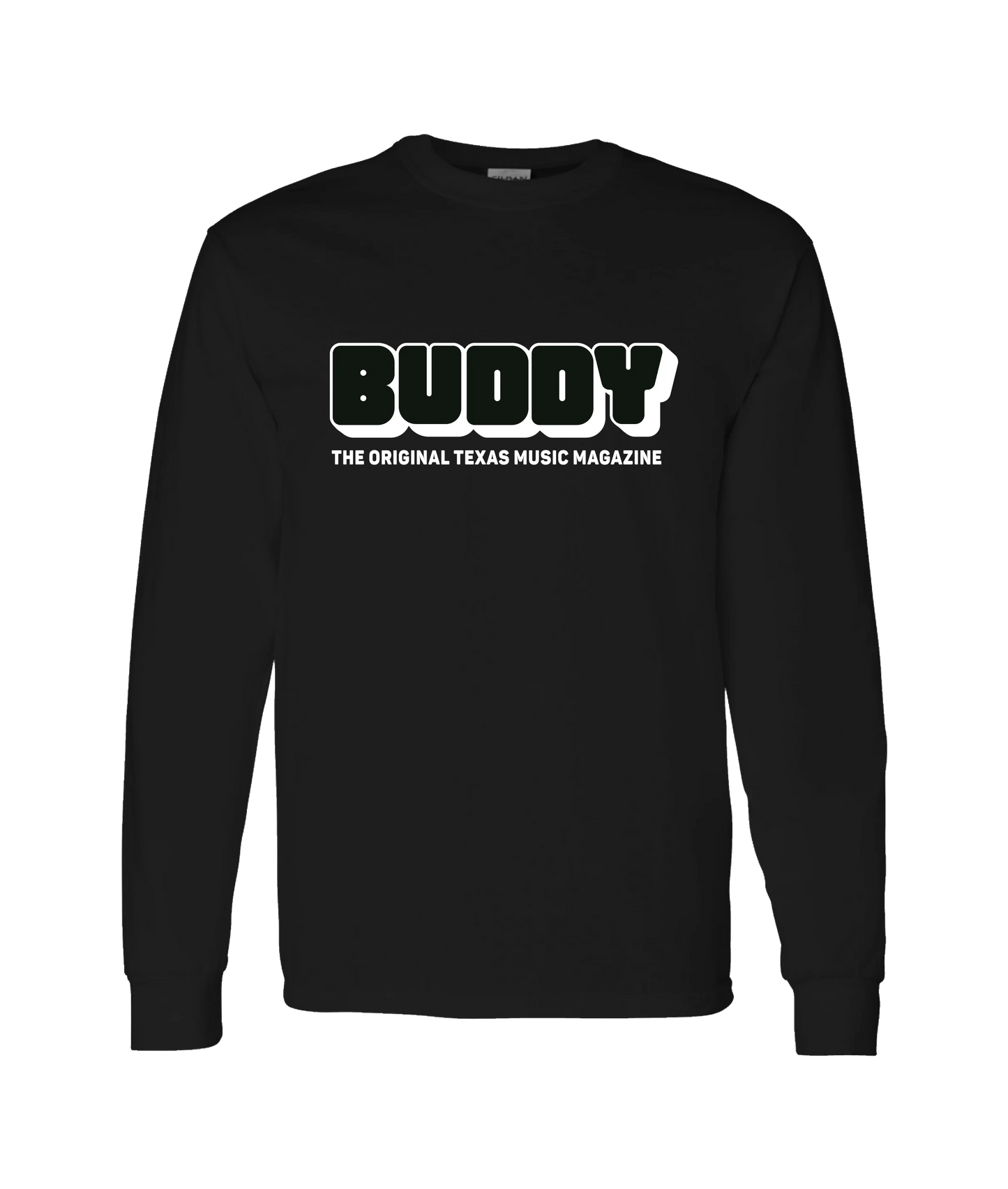 Buddy Magazine - 73 Logo - Black Long Sleeve T