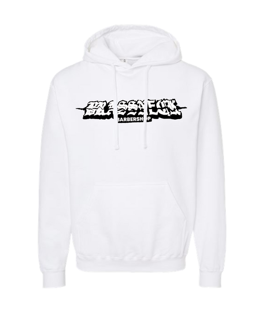 Brassneck Barbershop
 - Logo - White Hoodie