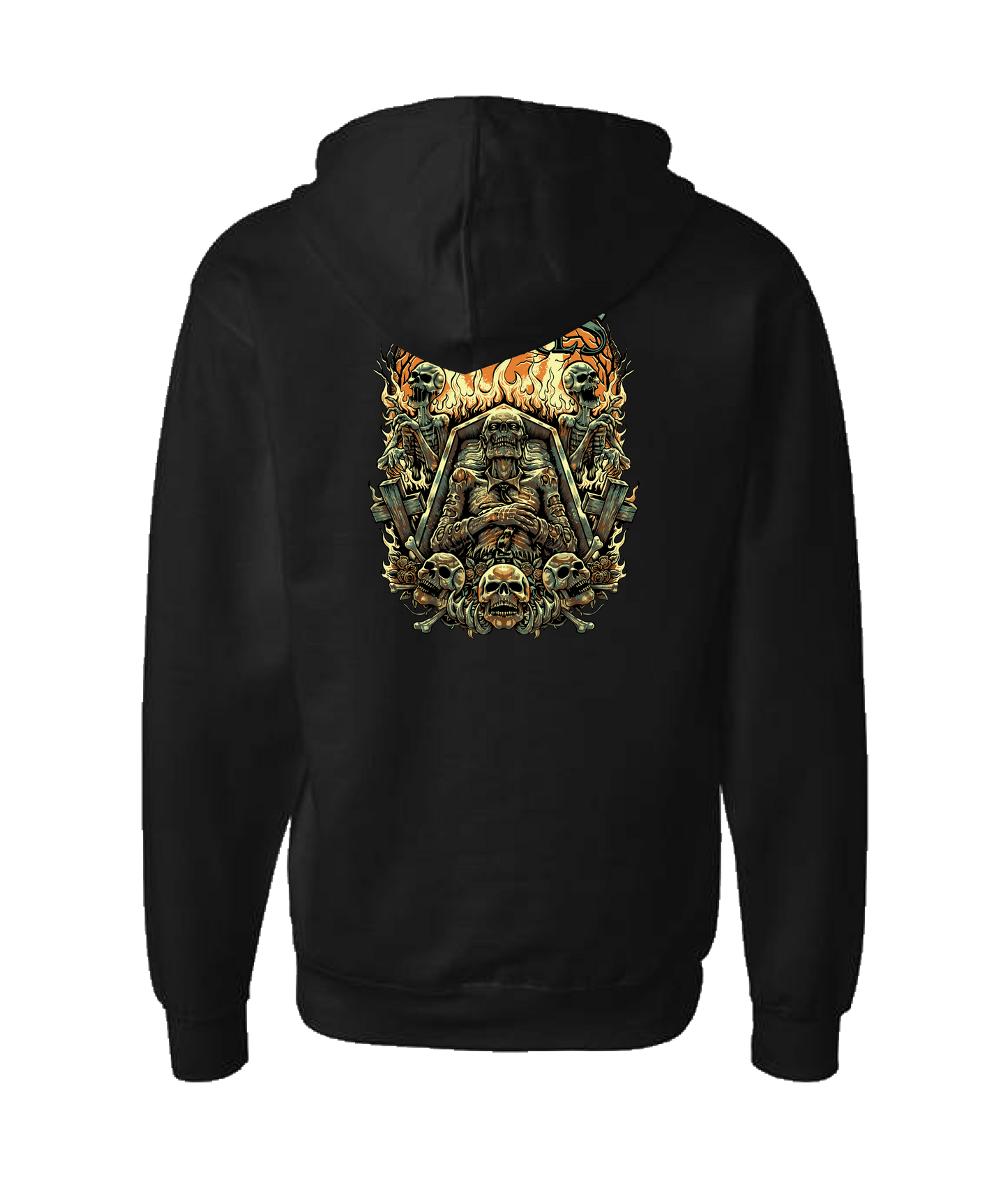 V-BOATOP - RIP - Black Zip Up Hoodie