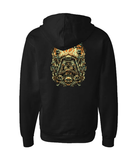 V-BOATOP - RIP - Black Zip Up Hoodie