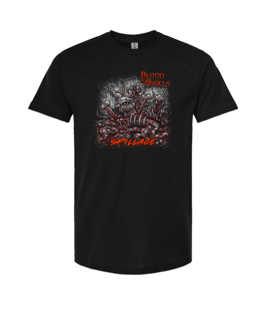 V-BOATOP - Spillage  - Black T Shirt