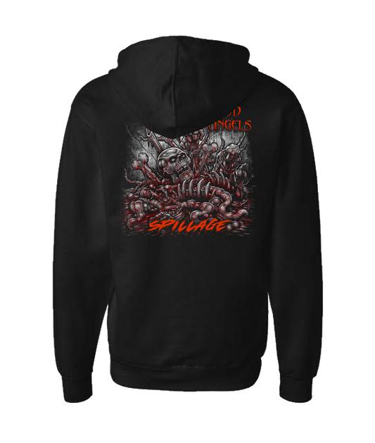 V-BOATOP - Spillage  - Black Zip Up Hoodie