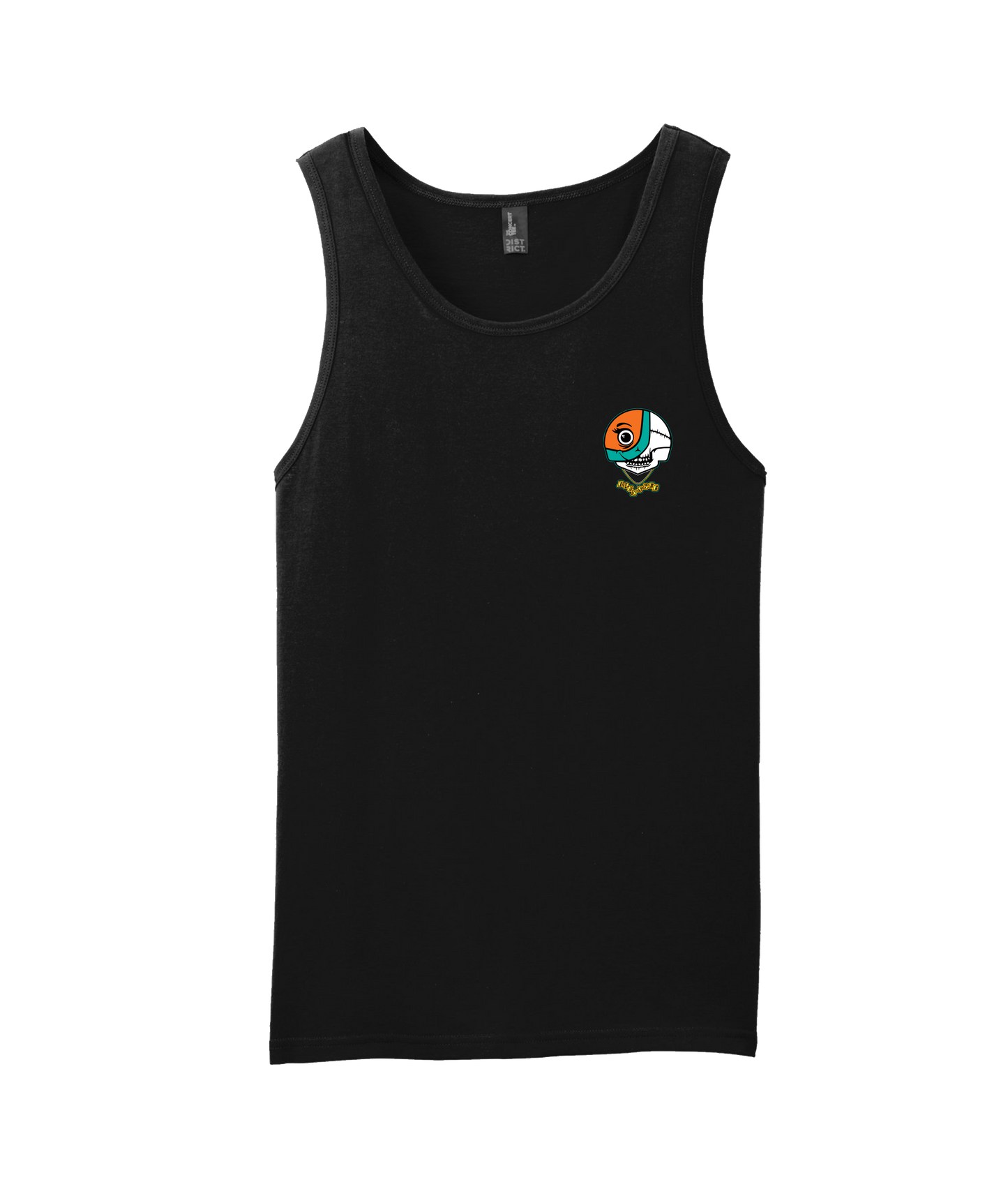 V-BOUNSKTOP - SKULL LOGO - Black Tank Top