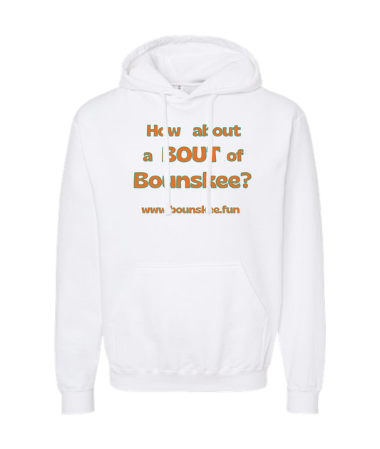 V-BOUNSKTOP - How About A Bout - White Hoodie