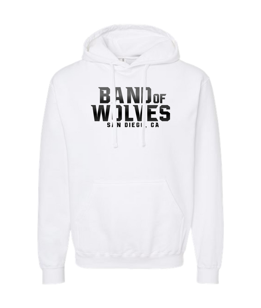 Band of Wolves - Howlin' At The Moon - White Hoodie