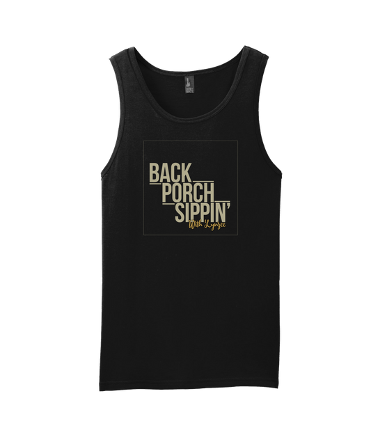 Back Porch Sippin' Podcast - Logo - Black Tank Top